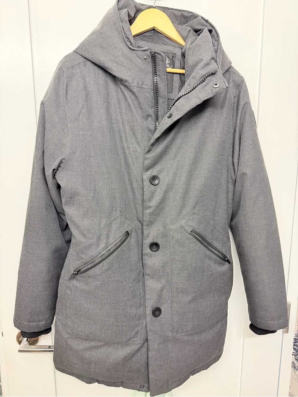 NOBIS GRAYSON PARKA grey men’s size small EUC